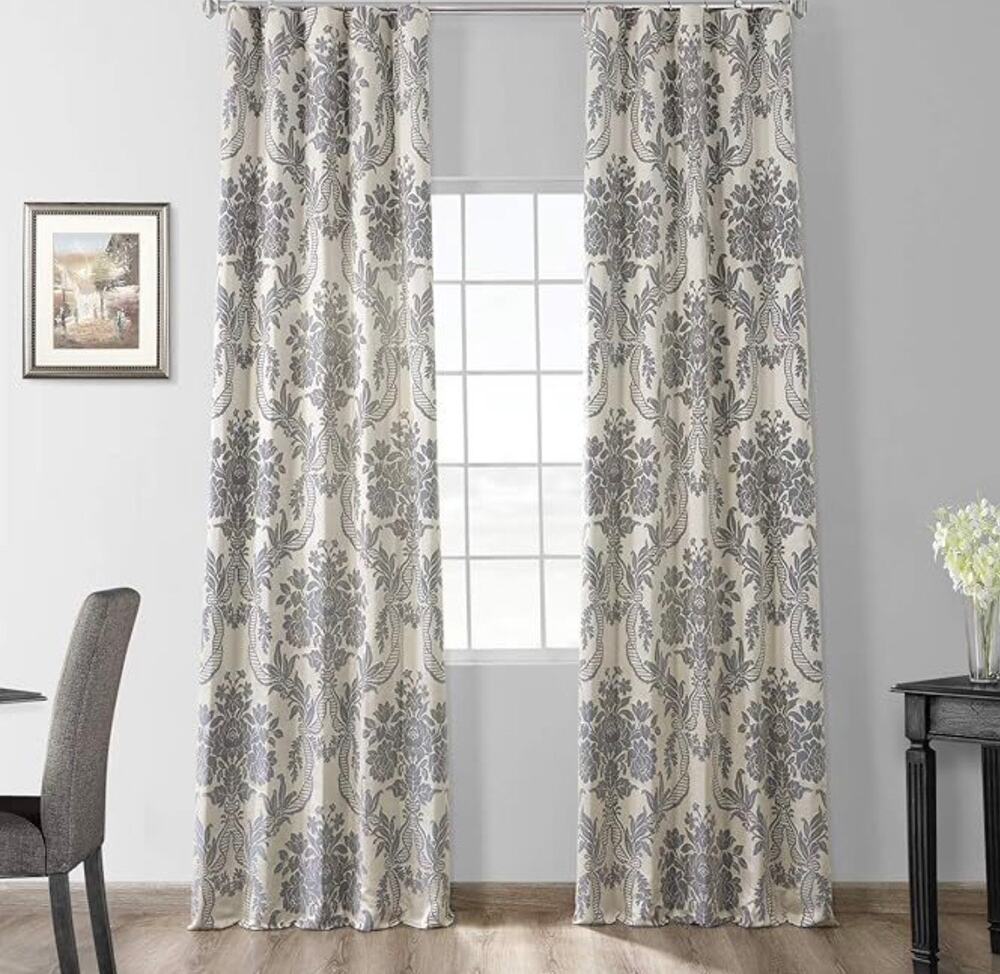 Urban Habitat Nicholas Sheer Rod Pocket Window Panel Semi Sheer 50x63in